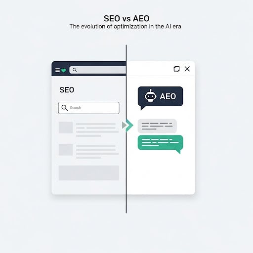SEO vs AEO: La evolución de la optimización en la era de la IA